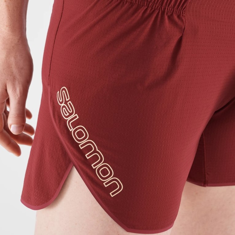 Salomon Sense Aero 5'' Women's Running Shorts Red | CA 40F13